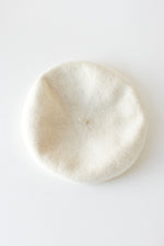 Ivory Wool Beret