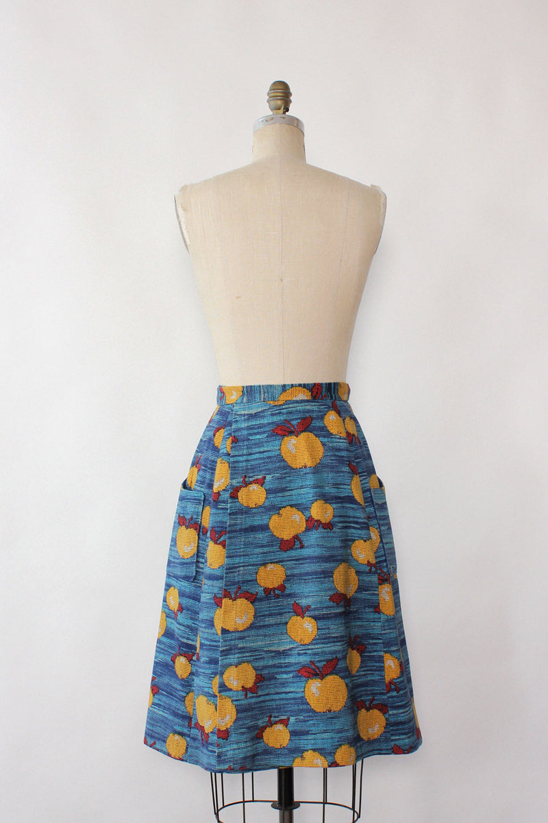 Fruity Pixel Print Wrap Skirt XS/S
