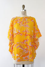 Golden Hour Pleated Poncho