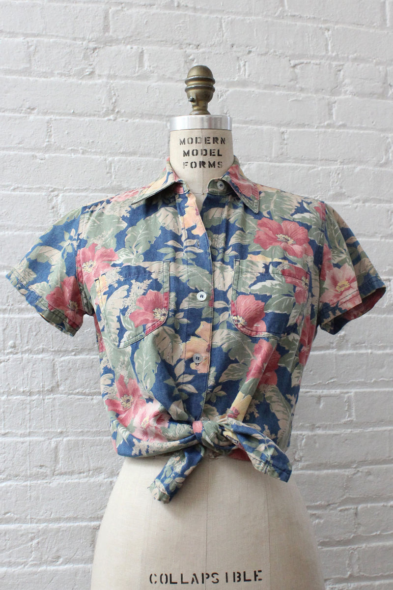 Hazy Tropical Buttondown S/M