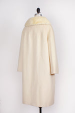 Flurry Mink Collar Coat M