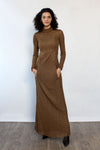 George Halley Bronze Knit Maxi Dress XS/S