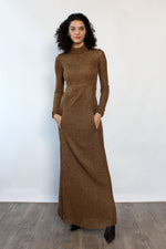 George Halley Bronze Knit Maxi Dress XS/S