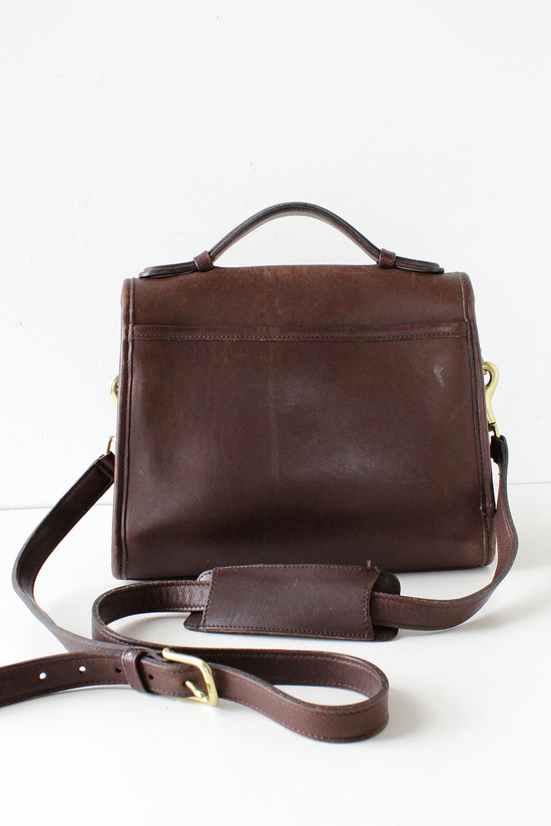Walnut Coach Court Bag