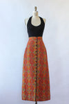 Cinnabar Quilted Maxi Skirt M/L