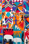 Tribal Block Print Cotton Skirt XS/S