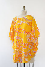 Golden Hour Pleated Poncho