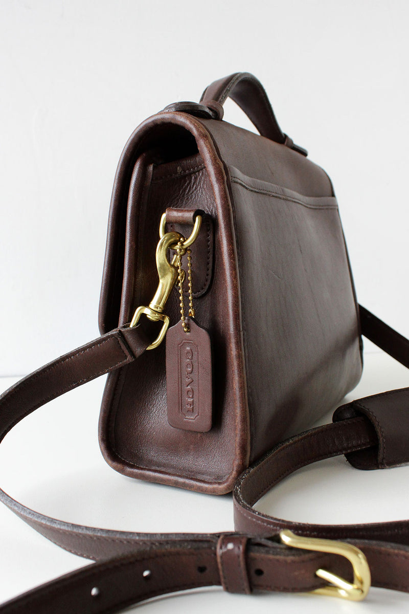 Walnut Coach Court Bag
