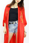 Satin Dragon Kimono