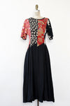 Willow Mixed Print Panel Dress M