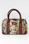 Burgundy Floral Speedy Bag