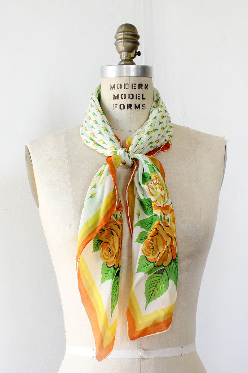 Yellow Rose of Texas Scarf