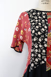 Willow Mixed Print Panel Dress M