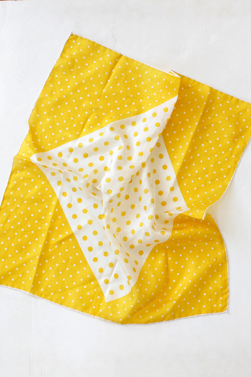 Dotty Silk Scarf