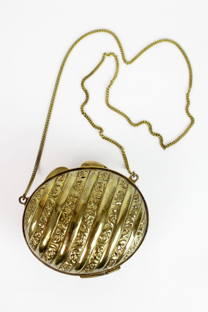 Lucky egg brass bag