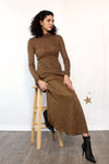 George Halley Bronze Knit Maxi Dress XS/S
