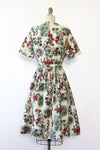 Poppy Moss Cotton Day Dress M-M/L