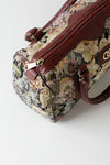 Burgundy Floral Speedy Bag
