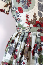 Poppy Moss Cotton Day Dress M-M/L