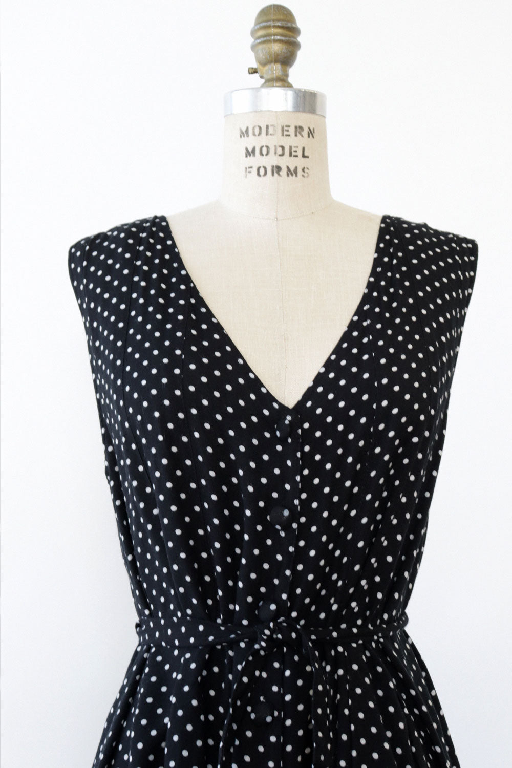 Vermont Polka Dot Smock Dress M/L