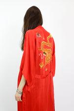 Satin Dragon Kimono