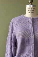 Wisteria Pointelle Cardigan L