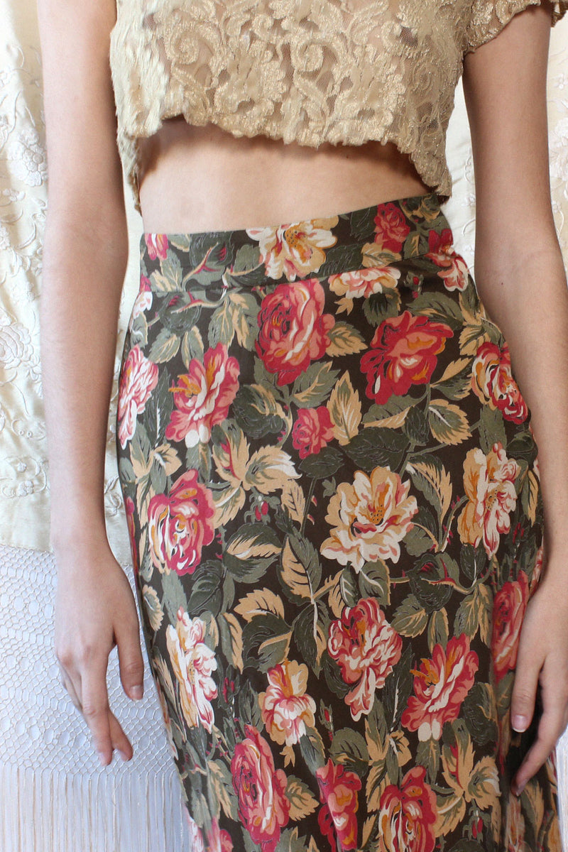 Rococo Floral Tea Skirt S/M