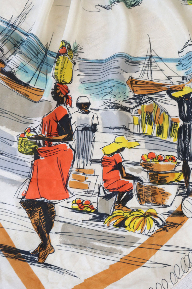 Island Life Silk Scarf