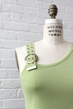 Lime Green Buckle Tank M