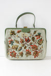 Foliage Needlepoint Purse