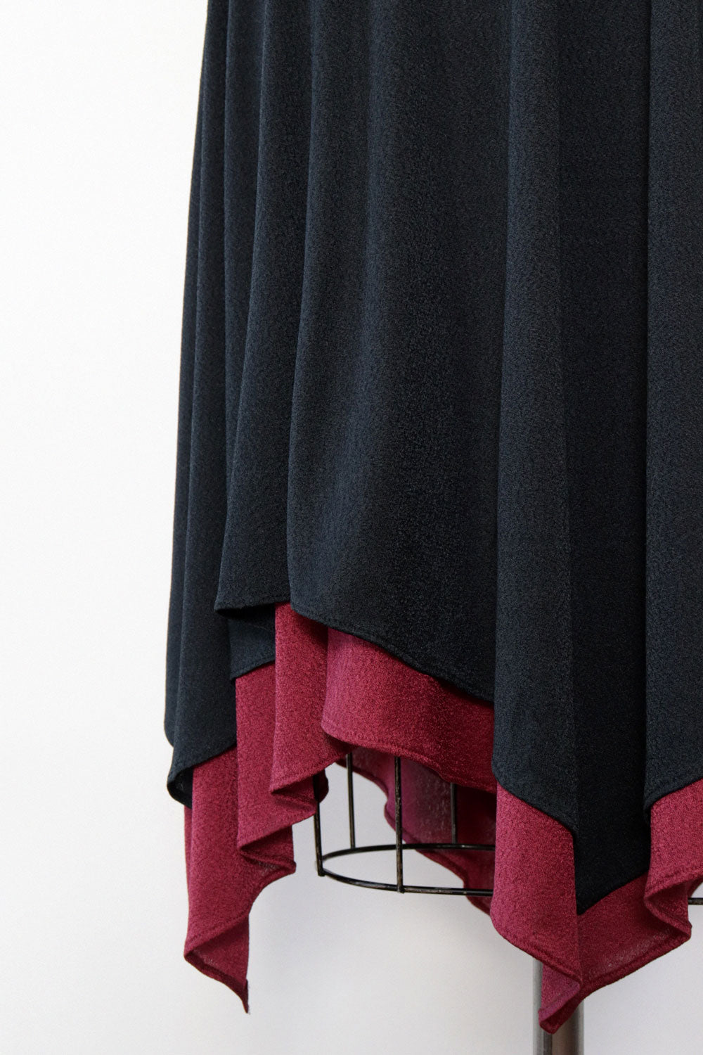 Merlot Pop Cowl Drape Dress M/L