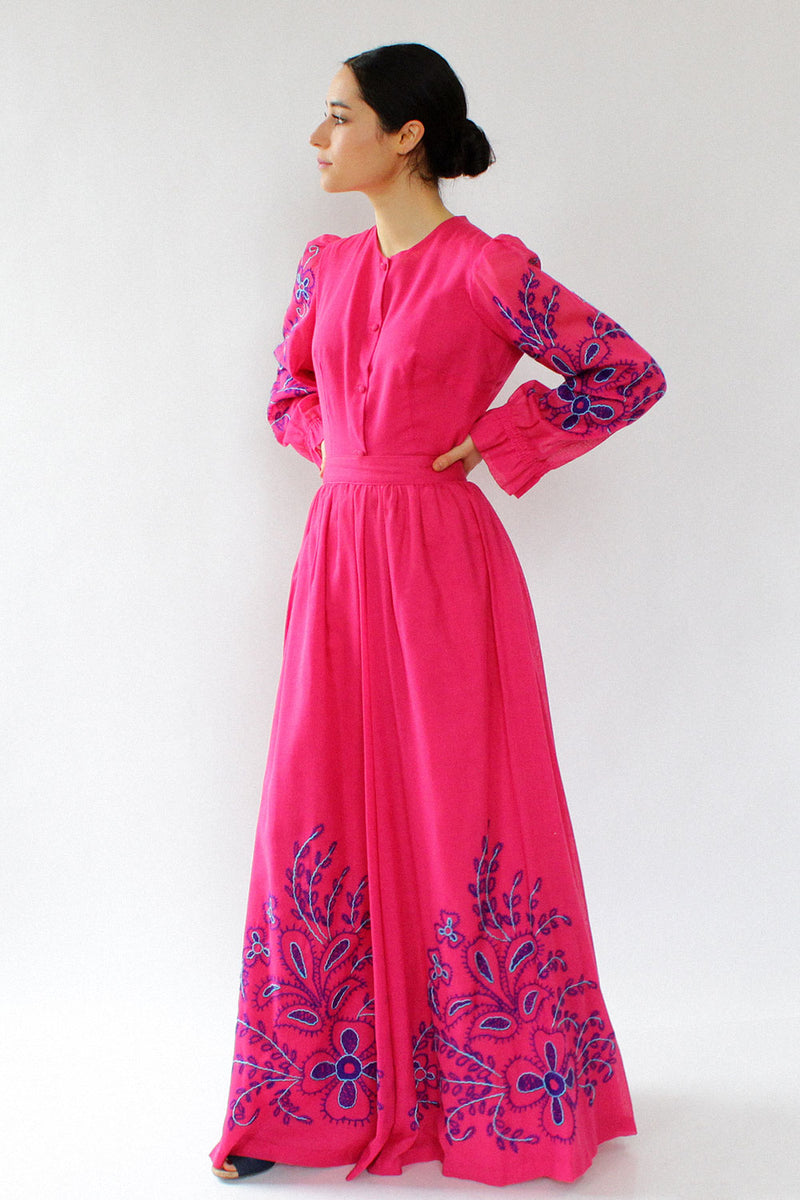 Rosado Embroidered Mexican Set S