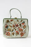 Foliage Needlepoint Purse