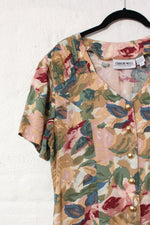 Watercolor Floral Romper M/L