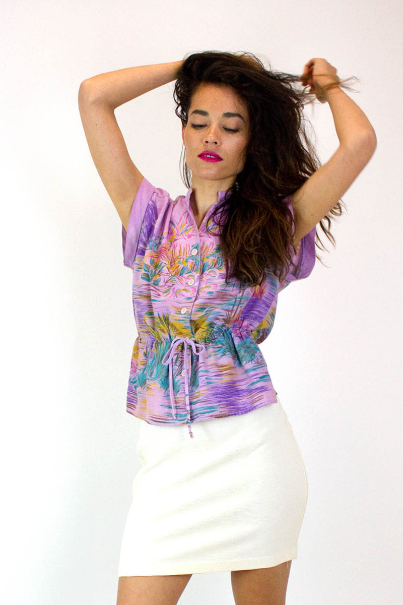 Lavender Resort Blouse S/M