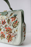 Foliage Needlepoint Purse