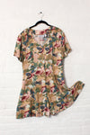 Watercolor Floral Romper M/L