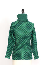 Diamond Knit Turtleneck M