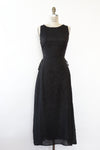 Lace-up Jacquard Maxi Dress M/L