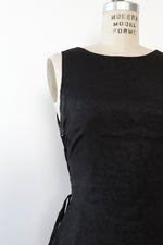 Lace-up Jacquard Maxi Dress M/L