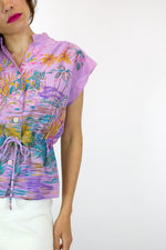 Lavender Resort Blouse S/M
