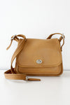 Tan Coach Satchel Bag