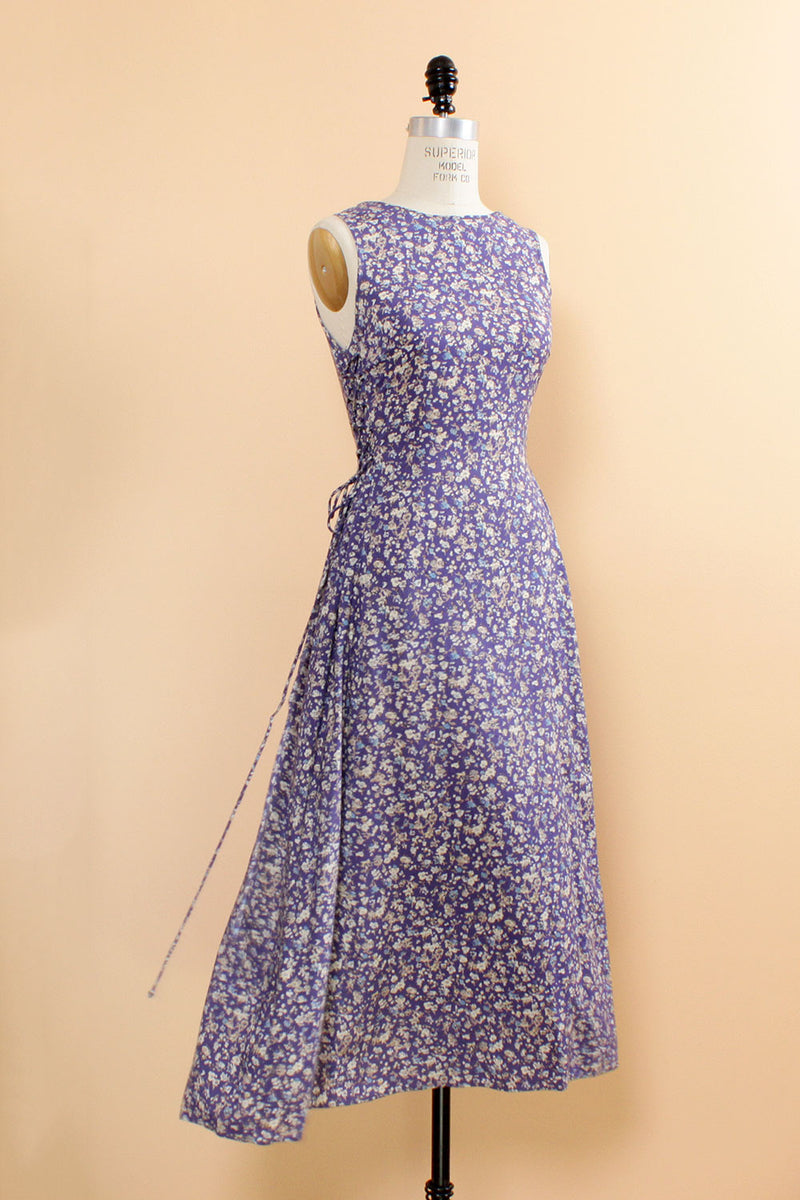 Lilac Lace Up Dress S/M