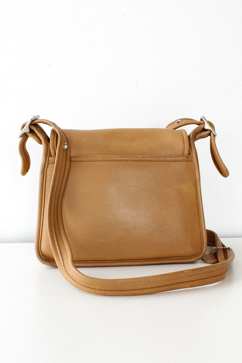 Tan Coach Satchel Bag