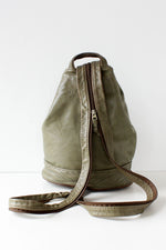Sage Leather Convertible Backpack