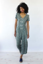Batik Print Jumpsuit S/M