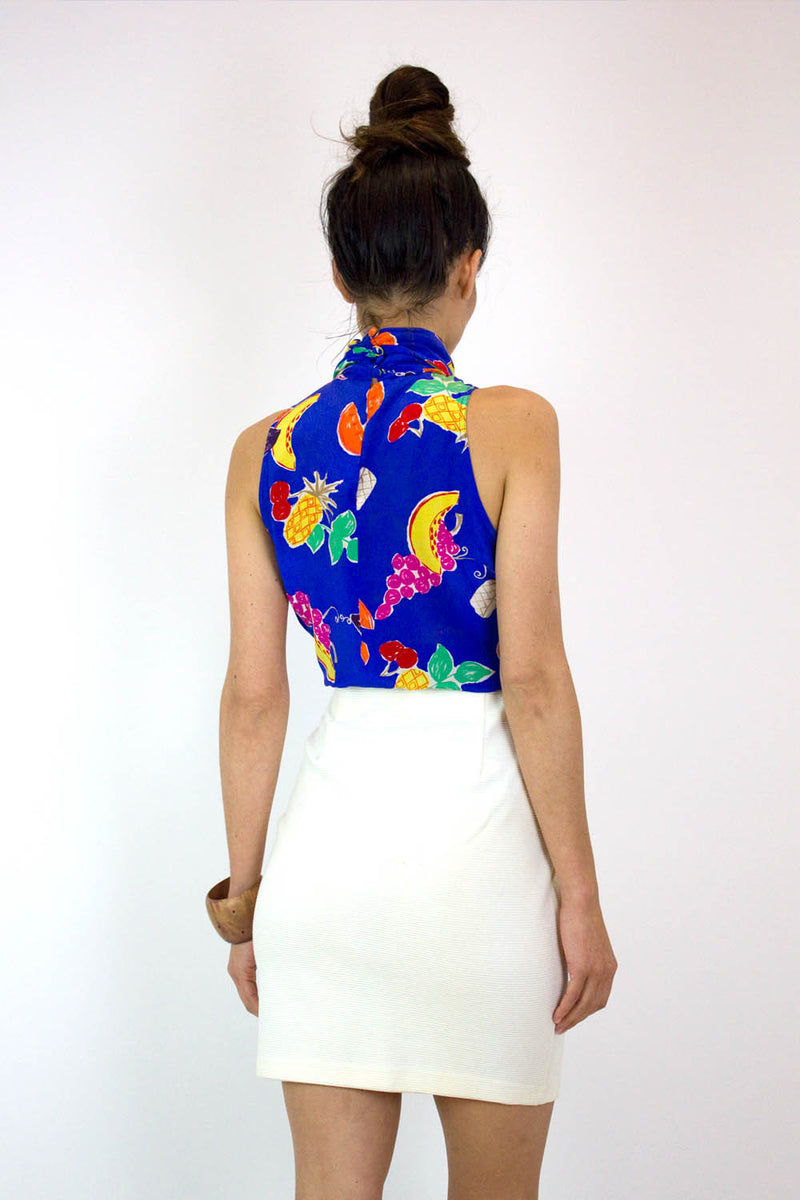 Juicy Fruit Silk Blouse S
