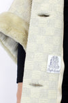 1960s cream cocoon coat