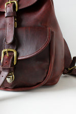 Espresso Leather Backpack