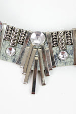 Nina Arjani celestial crystal leather belt M